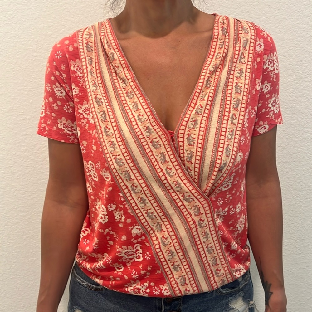 Lucky Brand top with floral print